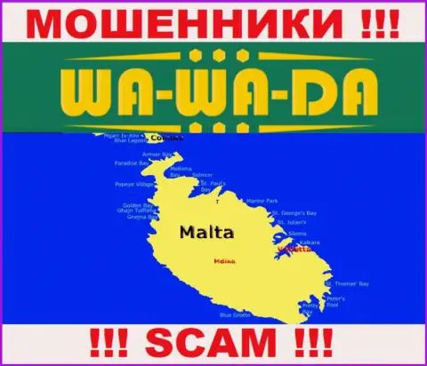 Malta - именно здесь юридически зарегистрирована контора Ва-Ва-Да Казино