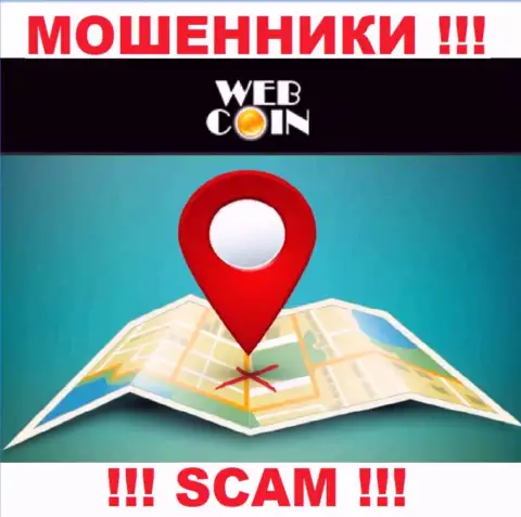 Будьте очень осторожны, Web Coin надувают людей, спрятав сведения об местоположении