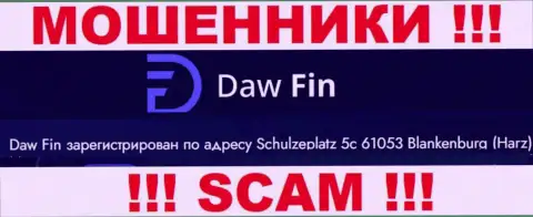DawFin предоставляют своим клиентам липовую информацию об оффшорной юрисдикции