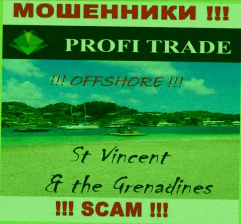 Зарегистрирована контора ПрофиТрейд в офшоре на территории - St. Vincent and the Grenadines, МОШЕННИКИ !