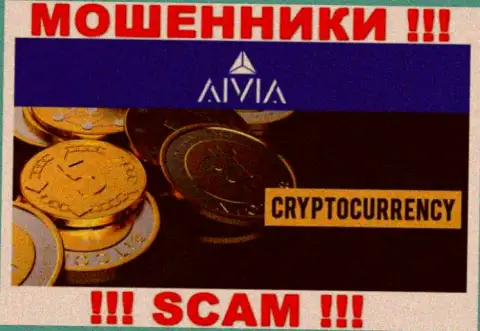 Aivia Io, орудуя в сфере - Криптоторговля, лишают денег своих клиентов