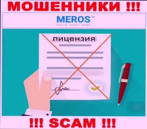 Контора MerosTM Com не имеет лицензию на деятельность, т.к. интернет лохотронщикам ее не дали