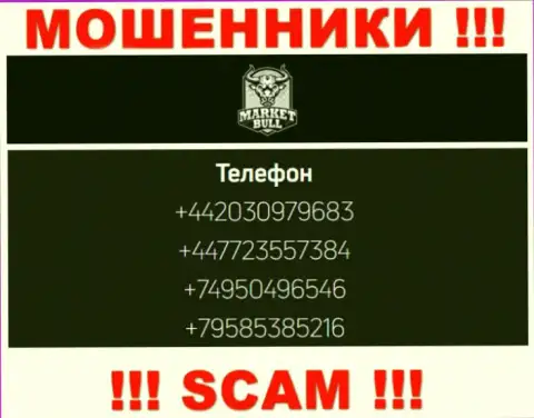 Обманщики из конторы MarketBull Co Uk звонят и разводят на деньги доверчивых людей с различных номеров телефона