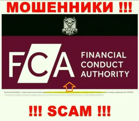 Не переводите финансовые активы в организацию MarketBul, ведь их регулятор - FCA - это КИДАЛА