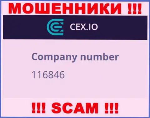 Регистрационный номер компании СИИкс: 116846