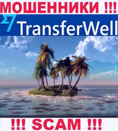 Не попадитесь в капкан мошенников TransferWell - не указывают сведения о адресе