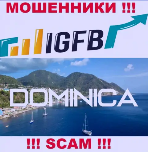 На сайте IGFB говорится, что они зарегистрированы в офшоре на территории Commonwealth of Dominica