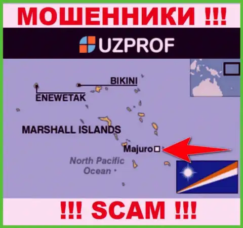 Базируются интернет мошенники Uz Prof в офшорной зоне  - Маджуро, республика Маршалловы острова, будьте крайне внимательны !!!