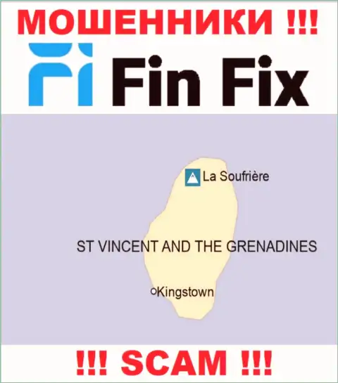 FinFix World осели на территории St. Vincent & the Grenadines и свободно прикарманивают денежные средства