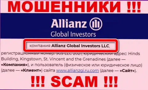 Организация AllianzGlobal Investors находится под управлением компании Allianz Global Investors LLC