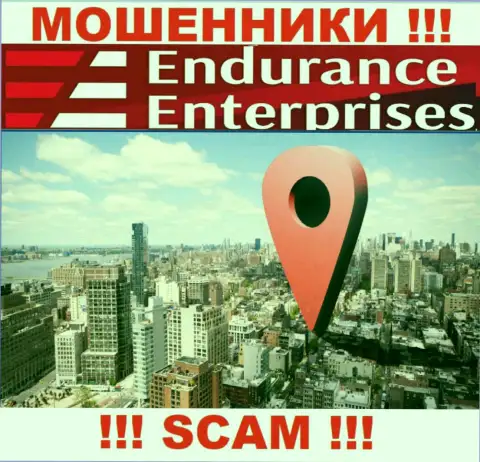 Обойдите десятой дорогой обманщиков Endurance Enterprises, которые не показывают свой официальный адрес регистрации