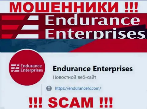 Связаться с internet мошенниками из компании Endurance Enterprises Вы можете, если отправите письмо на их е-майл