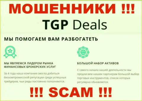 Не верьте !!! TGPDeals Com промышляют противозаконной деятельностью