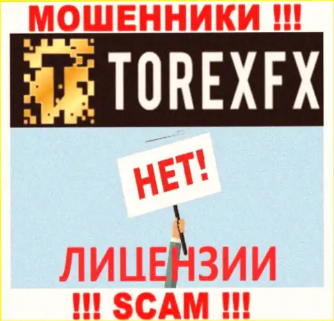Жулики TorexFX Com промышляют противозаконно, потому что у них нет лицензии !!!