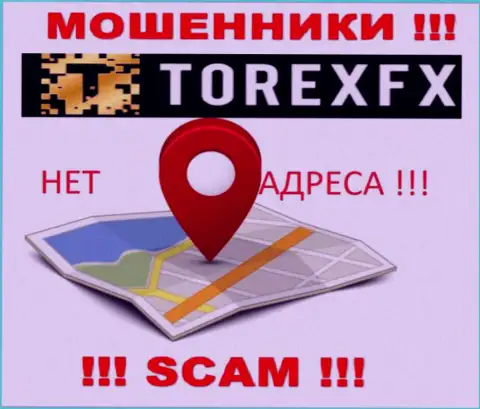 TorexFX не засветили свое местоположение, на их информационном портале нет сведений о адресе регистрации